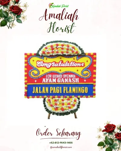 Bunga Papan Congratulation di Jrebengkembang